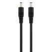 8A DC Power Plug 5.5 x 2.1mm Male to Male Adapter Cable - 50cm Black - 2