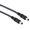 8A DC Power Plug 5.5 x 2.1mm Male to Male Adapter Cable - 50cm Black - 3