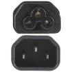 C5 to C14 AC Power Plug Adapter - Converter Socket - 4