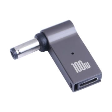 100W USB-C Female to DC 5.5 x 2.1mm Male Adapter - 1