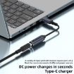 DC 6.5 x 1.4mm to USB-C Male 100W Charging Adapter - 3