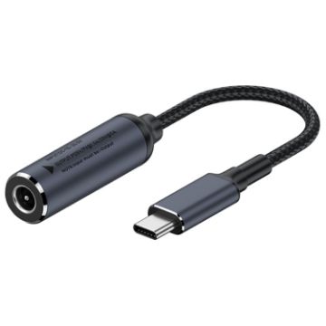 DC 5.5 x 1.7mm to USB-C Male 100W Charging Adapter - Computer Connector - 1