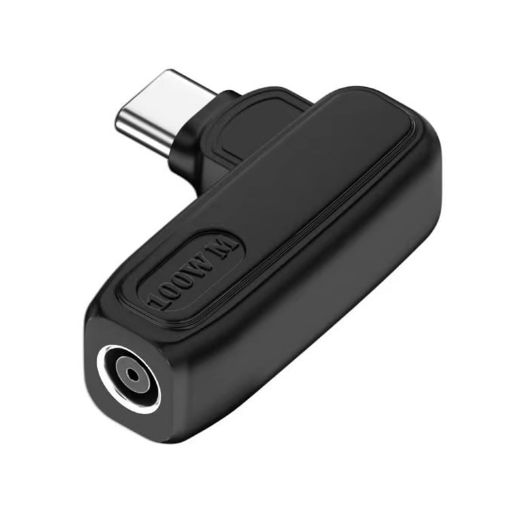 100W Female to USB-C Male Charging Adapter - 4.5X0.6mm - 1