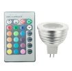 Picture of MR16 5W RGB LED Light Bulb , Luminous Flux: 400-450LM, with Remote Controller, DC 12V