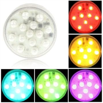 Picture of 14 LED Multi Color Light with Remote Control (Silver)