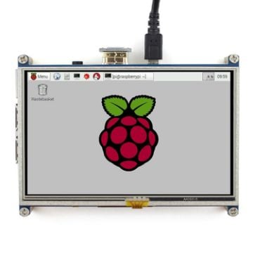 Picture of WAVESHARE 5 Inch HDMI LCD 800x480 Touch Screen for Raspberry Pi