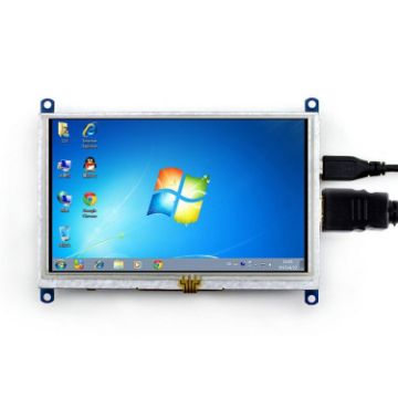 Picture of WAVESHARE 5 Inch HDMI LCD (B) 800x480 Touch Screen for Raspberry Pi Supports Various Systems