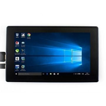 Picture of WAVESHARE 7inch HDMI LCD (H) IPS 1024x600 Capacitive Touch Screen with Toughened Glass Cover, Supports Multi mini-PCs Multi Systems