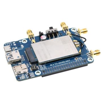 Waveshare RM500U-CN 5G HAT Quad Antennas LTE-A Module for Raspberry Pi - 1