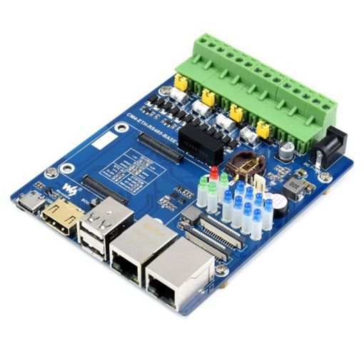Waveshare Dual ETH Quad RS485 Base Board B for Raspberry Pi CM4 - 1