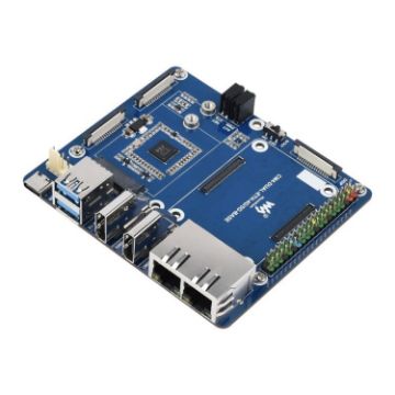 Waveshare Dual Gigabit Ethernet Base Board for Raspberry Pi CM4 - 1