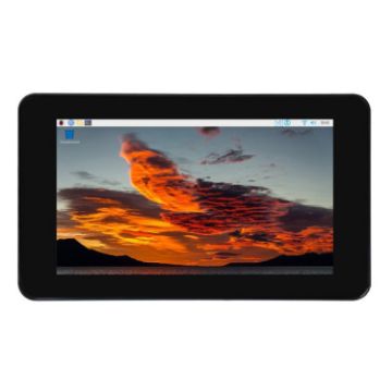 Picture of Waveshare 7 inch 800480 IPS Capacitive Touch Display, DSI Interface, 5-Point Touch with Case