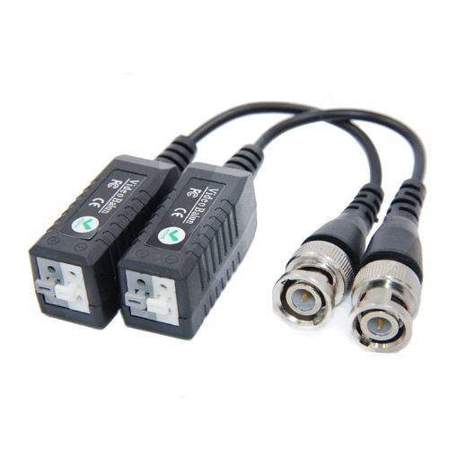 Black CCTV Twisted Pairs Passive UTP Video Transceiver - 1