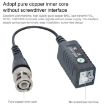 Black CCTV Twisted Pairs Passive UTP Video Transceiver - 5