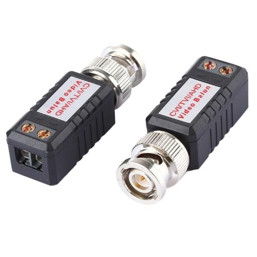 2 PCS HD 202E Coaxial CVI/TVI/AHD Video Balun - 1