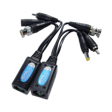 Picture of 2 PCS Anpwoo 500PVA Spliceable 3 in 1 Power + Video + Audio Balun HD-CVI/AHD/TVI Passive Twisted Transceiver