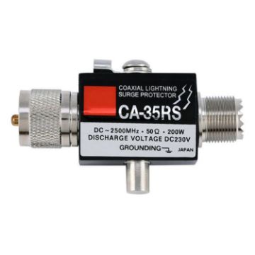 Picture of CA-35RS PL259 SO239 Walkie Talkie Radio Repeater Coaxial Lightning Antenna Surge Protector