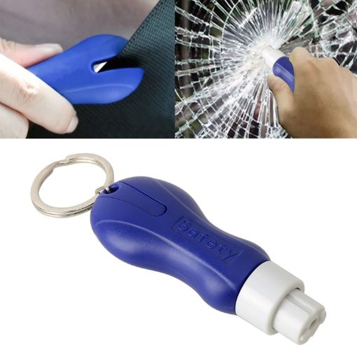 Mini Car Safety Rescue Hammer Seat Belt Cutter Glass Breaker - 1