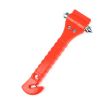 Picture of 2 in 1 Mini Car Safety Rescue Hammer Life Saving Escape Emergency Hammer Seat Belt Cutter Window Glass Breaker (Orange)