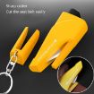 Picture of 2 PCS P156 Car Safety Hammer Escapes Trapped Window Broken Device (Yellow)