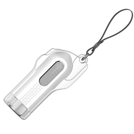 CS-B09 Safety Hammer Tungsten Steel Striker Windows Breaker White - 1