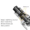 CS-B09 Safety Hammer Tungsten Steel Striker Windows Breaker White - 4