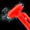 Car Safety Life-Saving Hammer - Red Window Breaker - 5