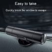 Picture of Car Emergency Life-Saving Safety Hammer Multifunctional Fast Window Breaker For Vehicle 2 In 1 (Black)