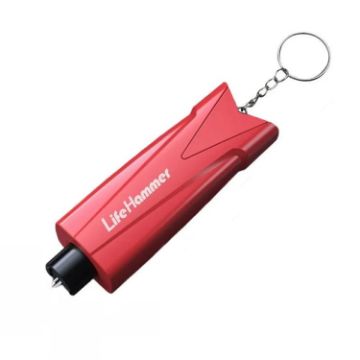 Picture of Multifunctional Vehicle Safety Hammer Emergency Window Breaker (Red)