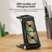 T8 QI Certified Fast Charging Station 3 in 1 Foldable Design - 5