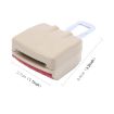 2 PCS RS-01 Car Seat Belt Extension Buckle - Khaki - 3