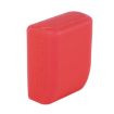 Picture of Safe Rubber Car Seat Belt Clips Locking Buckles Protective Cover (Red)