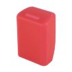 Picture of Safe Rubber Car Seat Belt Clips Locking Buckles Protective Cover (Red)