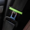 Picture of DM-013 2PCS Universal Fit Car Seatbelt Adjuster Clip Belt Strap Clamp Shoulder Neck Comfort Adjustment Child Safety Stopper Buckle (Green)