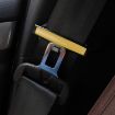 Picture of DM-013 2PCS Universal Fit Car Seatbelt Adjuster Clip Belt Strap Clamp Shoulder Neck Comfort Adjustment Child Safety Stopper Buckle (Yellow)