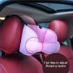 Child Car Seat Head Support Pillow - Grey - 5