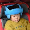 Picture of Child Car Seat Head Support Comfortable Safe Sleep Solution Pillows Neck Travel Stroller Soft Cushion (Blue)