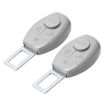 Picture of 2 PCS RS-02 Universal Car Seat Belt Extension Buckle Car Safety Belt Clip Vehicle Mounted Car Safety Seat Belt Buckle Clip (Grey)