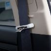 Adjustable Car Seat Belt Buckle Plug Cover Case - White - 7