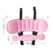 Picture of Child Car Seat Head Support Comfortable Safe Sleep Solution Pillows Neck Travel Stroller Soft Cushion (Pink)