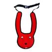 Picture of Car Child Rabbit Double Shoulder Seat Belt Adjuster (Red)