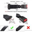 Child and Pregnant Woman Car Seat Belt Extender - 2 PCS, Beige - 4