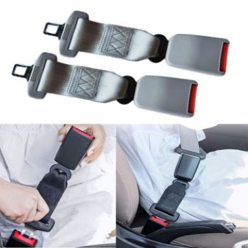 Picture of 2 PCS Child And Pregnant Woman Car Seat Belt Extender, Length:23cm (Gray)