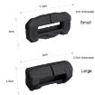 Large Car Seatbelt Buckle Protective Cover - Black - 2