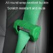 Large Car Seatbelt Buckle Protective Cover - Black - 8