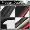 Car Seat Belt Cover Carbon Fiber Leather Auto Seat Shoulder Protection - 5