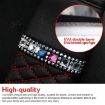 Car Leather Seat Belt Cover Shoulder Pads with Bling Diamonds - 5