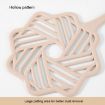 Picture of Quilt Cleaning Duvet Fluffing Pat Plastic Quilt Pat Faux Rattan Household Quilt Mite Dusting Duster (Coffee Pink)