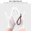 Picture of Labor Protection White Anti-sweat Cloth Thickened Gloves 1 Pair