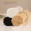 Picture of 100pcs/Box 3mmx30cm Rattan Aromatherapy Stick Floral Water Diffuser Hotel Deodorizing Diffuser Stick (White)